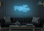 Happy-Mothers-Day-with-Flower-Design-Neon-Sign-Ice-Blue