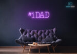 #1 DAD Purple