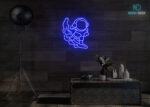 Astronaut Scuba Diving Neon Sign Dark-Blue