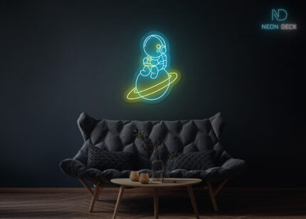 Astronaut Sitting on Solar Multi