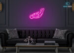 Astronaut in Air Neon Sign Hot-Pink