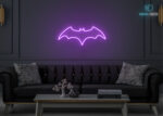 Bat Neon Sign Purple