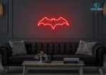 Bat Neon Sign Red