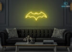 Bat Neon Sign Yellow