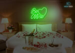 Be Mine Neon Sign Green