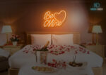 Be Mine Neon Sign Orange