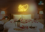 Be Mine Neon Sign Yellow