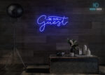 Be Our guests Neon Sign Dark-Blue