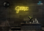 Be Our guests Neon Sign Yellow