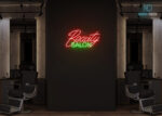 Beauty Saloon Neon Sign Multi