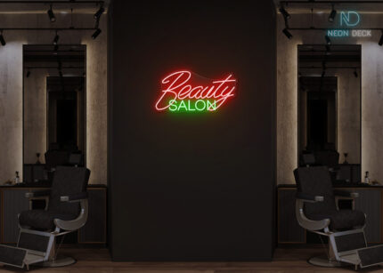 Beauty Saloon Neon Sign Multi