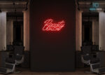 Beauty Saloon Neon Sign Red