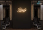 Beauty Saloon Neon Sign Warm-White