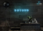 Beyond Neon Sign Ice-Blue