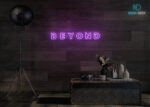 Beyond Neon Sign Purple