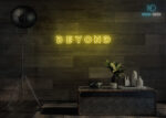 Beyond Neon Sign Yellow