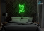 Born to be Wild Neon Sign Green