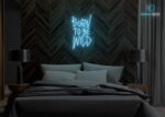 Born to be Wild Neon Sign Ice-Blue