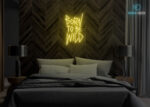 Born to be Wild Neon Sign Yellow