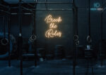 Break the Rules Neon Sign Warm-White