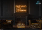 Burning Desire Neon Sign Orange