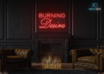 Burning Desire Neon Sign Red