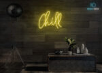 Chill Neon Sign Yellow