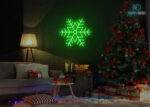 Christmas Star Neon Sign Green