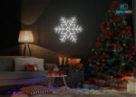Christmas Star Neon Sign White