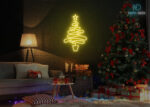 Christmas Tree Neon Sign Yellow