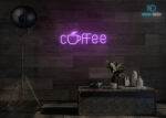 Coffee ☕Neon Sign Purple