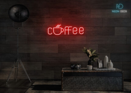 Coffee ☕Neon Sign Red