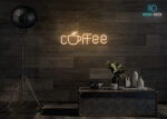 Coffee ☕Neon Sign Warm-White