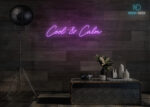 Cool & Calm Neon Sign Purple