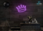 Crown Neon Sign Purple