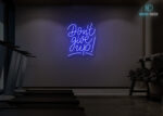 Dont Give Up Neon sign Dark-Blue