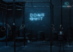 Dont Quit Neon Signs Ice-Blue