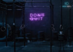 Dont Quit Neon Signs Purple