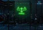 Fitness Neon Sign Green