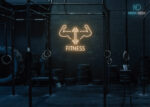 Fitness Neon Sign Warm-White