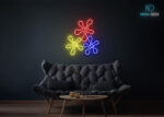 Flowers Neon Sign Multi