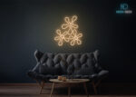 Flowers Neon Sign Warm-White