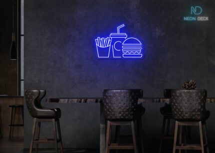 Fries Burger and Drink