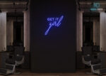 Get it Girl Neon Sign Dark-Blue