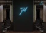 Get it Girl Neon Sign Ice-Blue