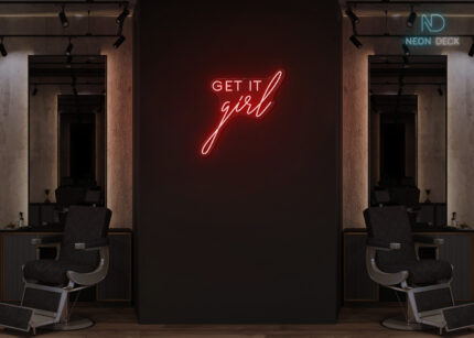 Get it Girl Neon Sign Red