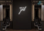 Get it Girl Neon Sign White