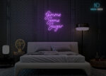 Gimme Some Sugar Neon Sign Purple