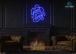 Good Times Neon Sign Dark-Blue