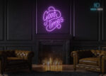 Good Times Neon Sign Purple